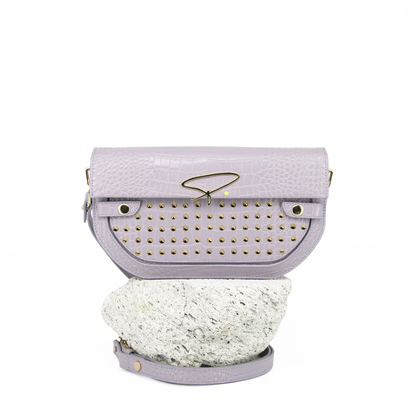 239E BORSA A SPALLA SIGNATURE CON BORCHIE