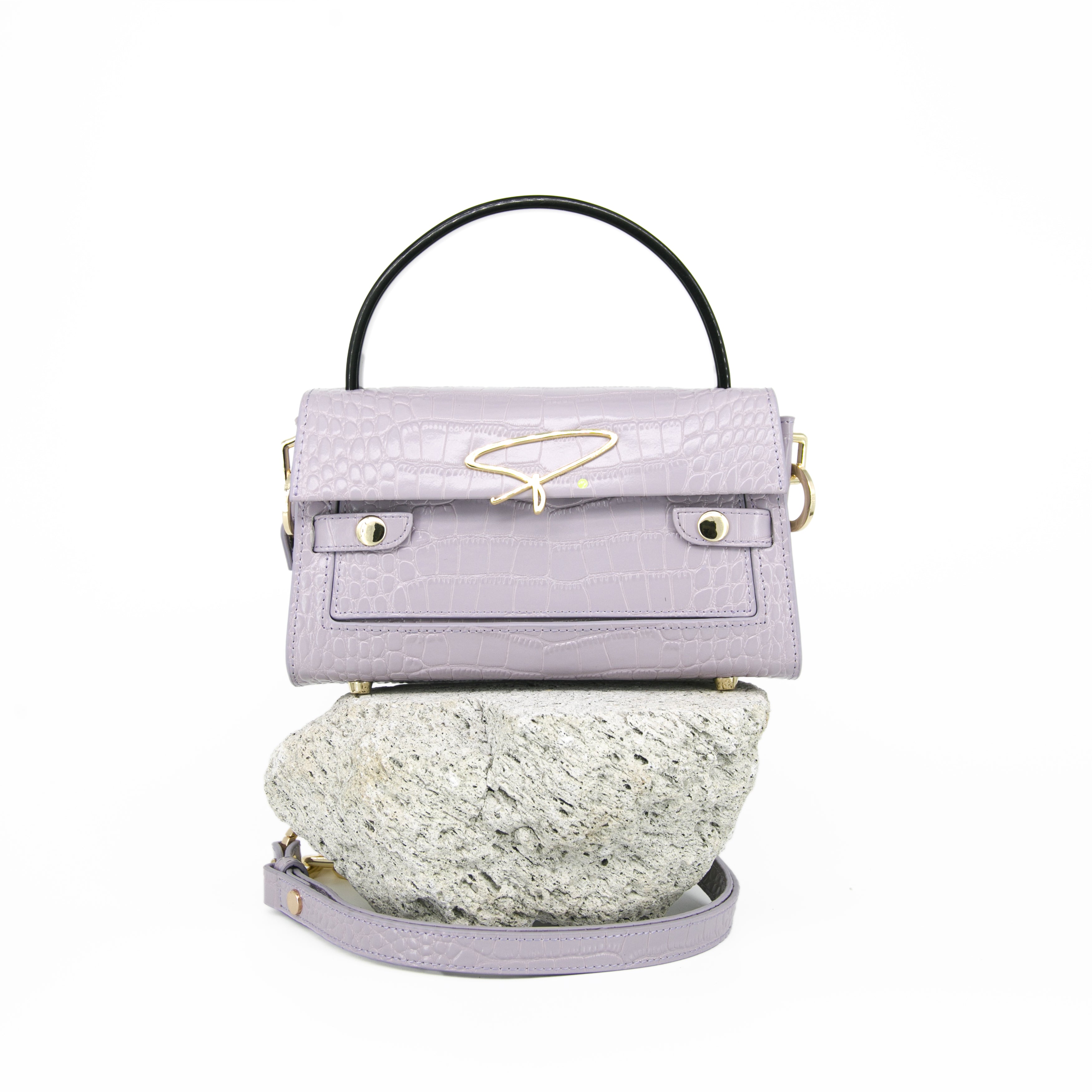301W SIGNATURE HANDLE BAG IN LILAC