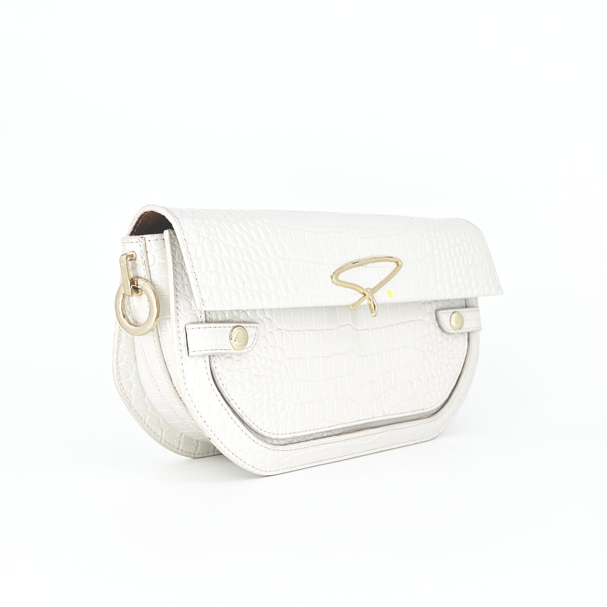 239E SIGNATURE SHOULDER BAG IN WHITE