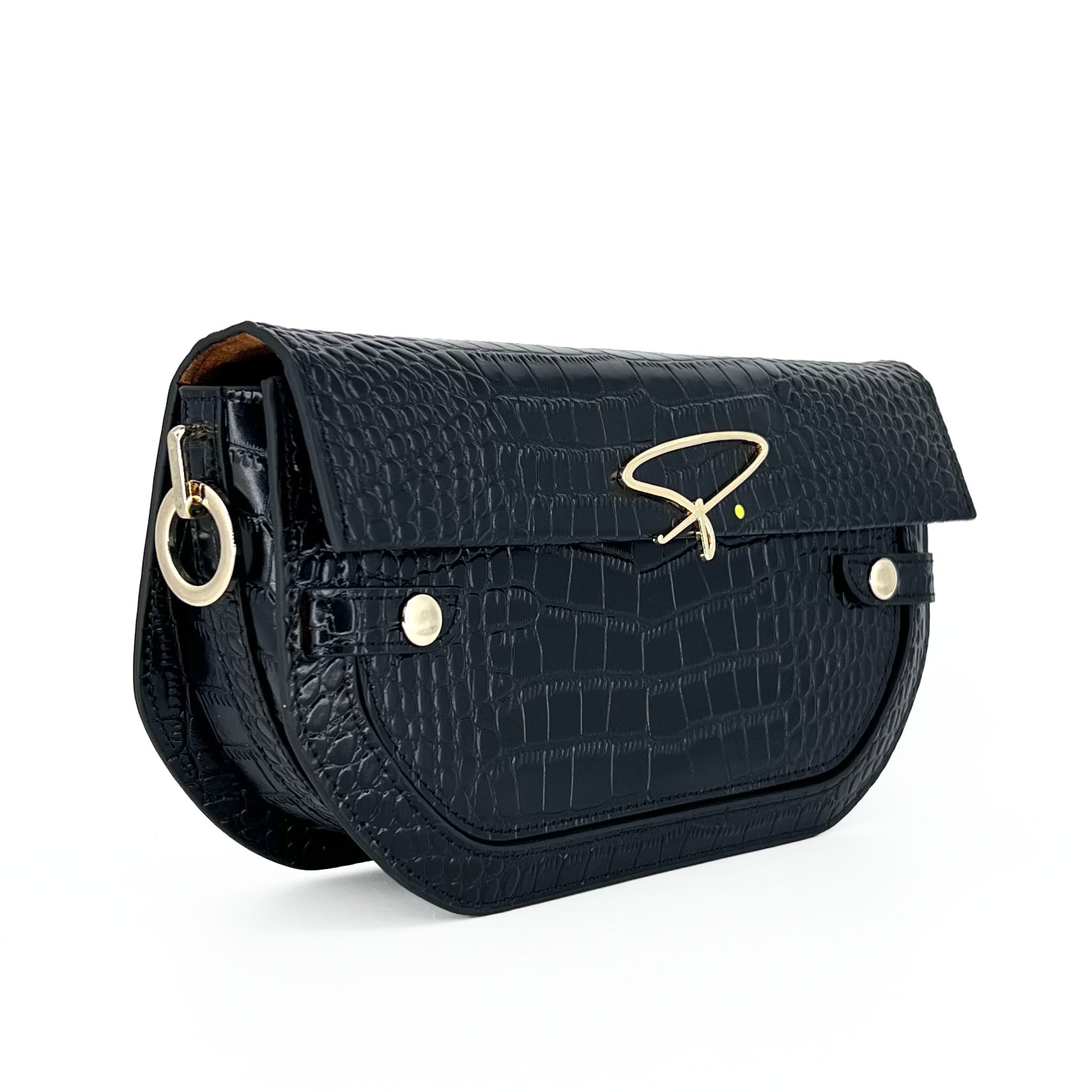 239E SIGNATURE SHOULDER BAG IN BLACK