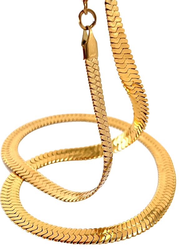 6TH AVE GOLD SNAKE NECKLACE