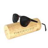 Ebony Wood Sunglasses with Black Lens
