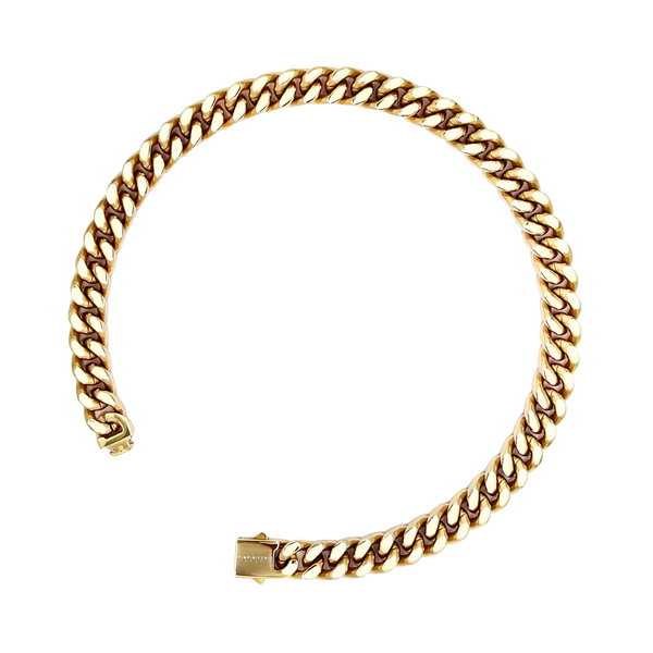 10TH AVE GOLD CURB CHAIN NECKLACE