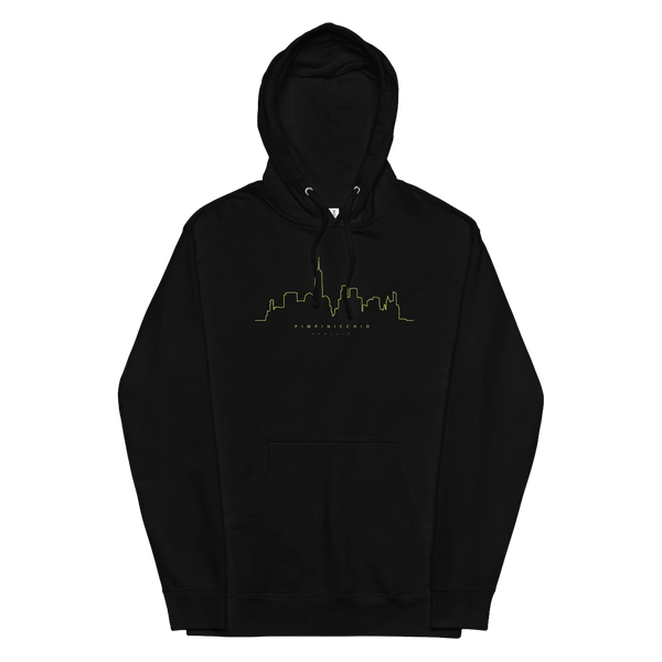 Skyline  and Graffiti PMPNY mid-weight  hoodie