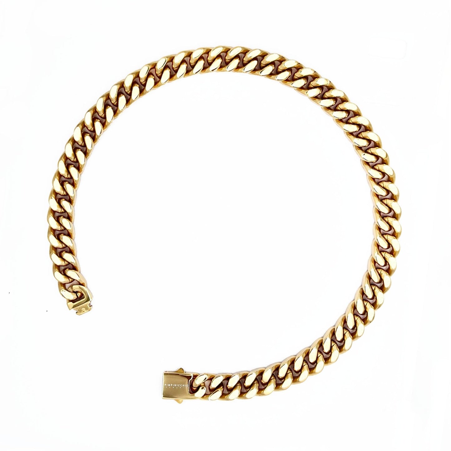 10TH AVE GOLD CURB CHAIN NECKLACE - Pimpinicchio New York