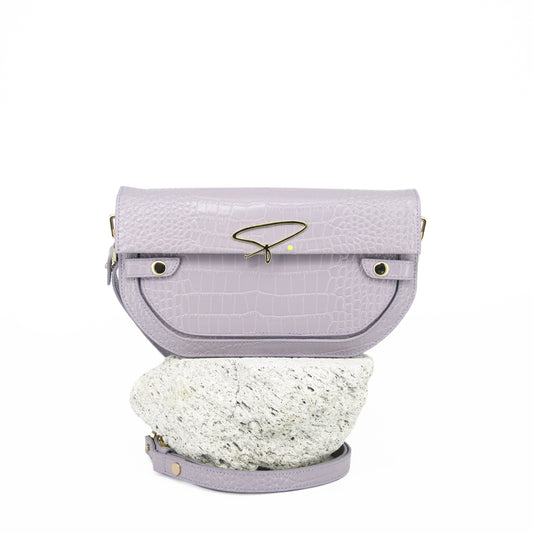 239E SIGNATURE SHOULDER BAG IN LILAC