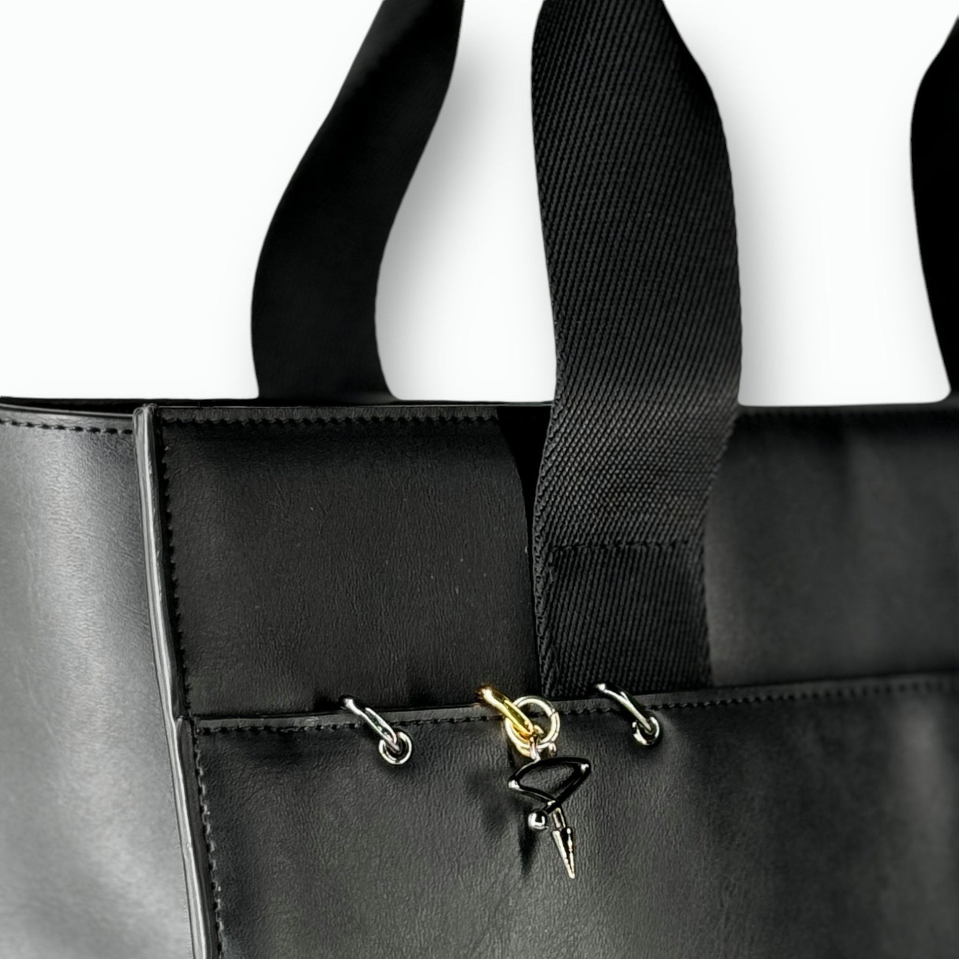 235W Tote Bag in Black - Pimpinicchio New York