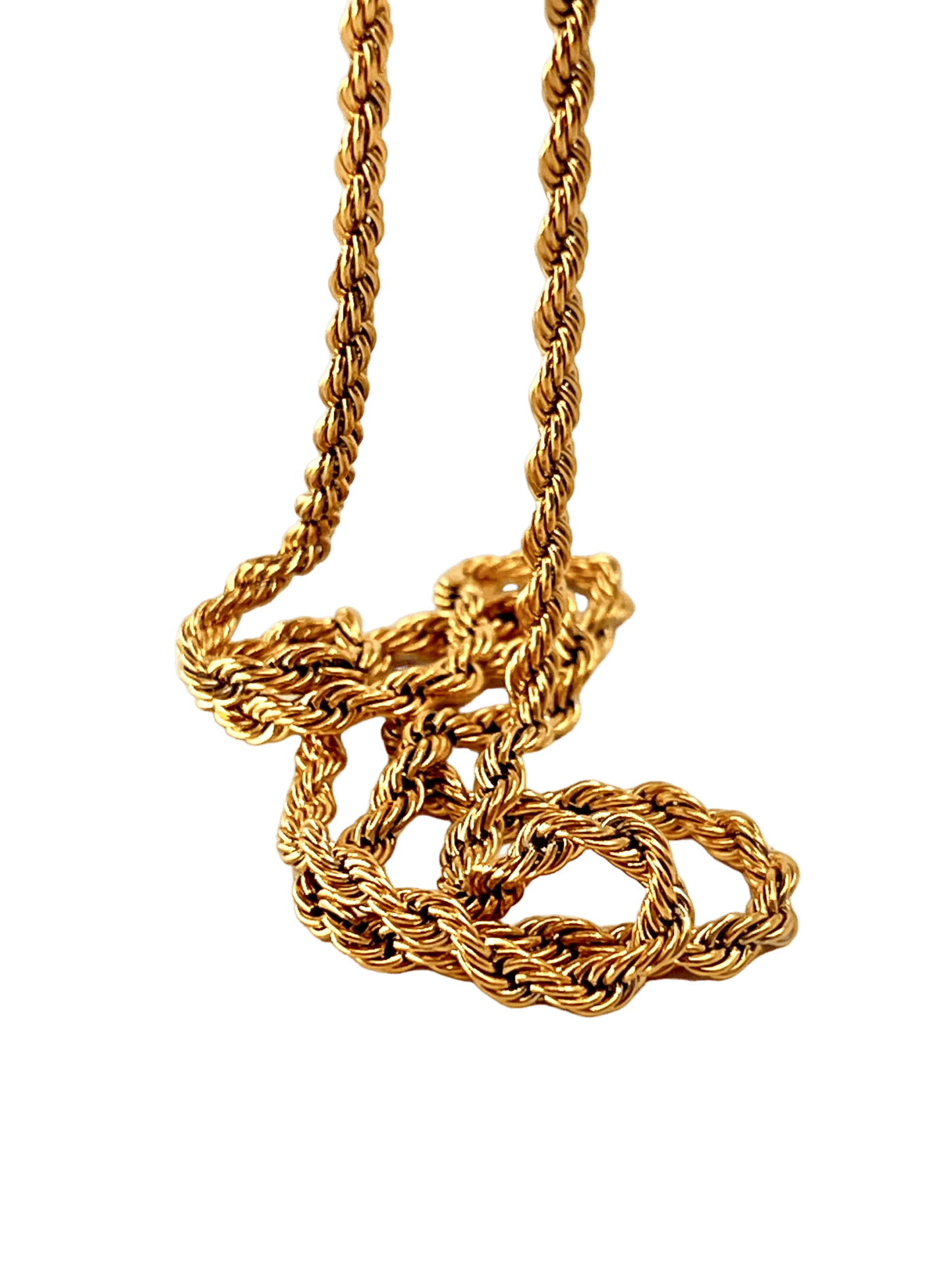 3RD AVE GOLD ROPE CHAIN NECKLACE - Pimpinicchio New York