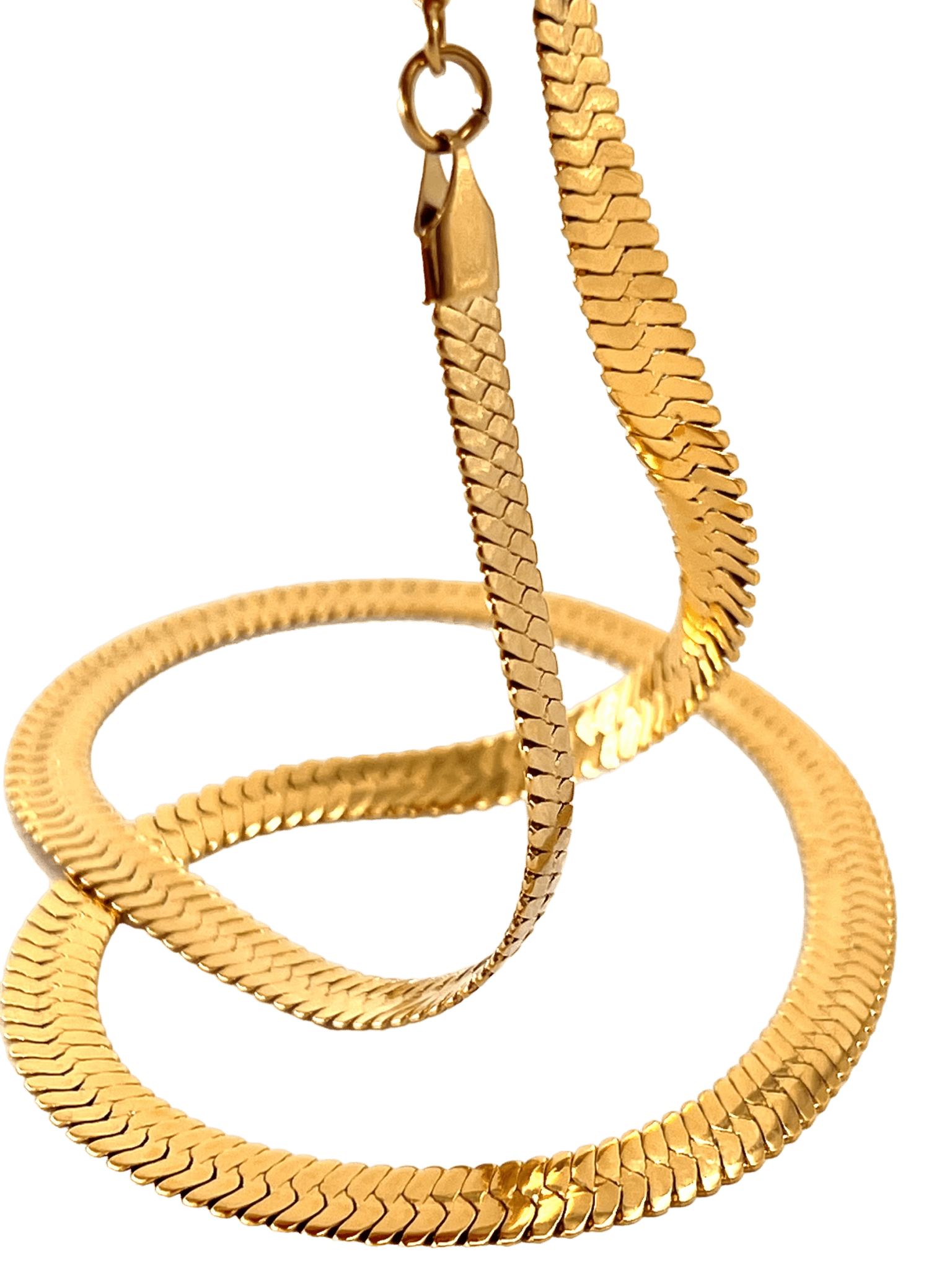 6TH AVE GOLD SNAKE NECKLACE - Pimpinicchio New York