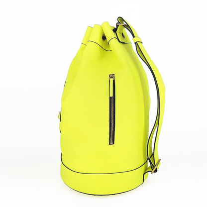 88G Bucket Backpack IN WHITE AND YELLOW - Pimpinicchio New York