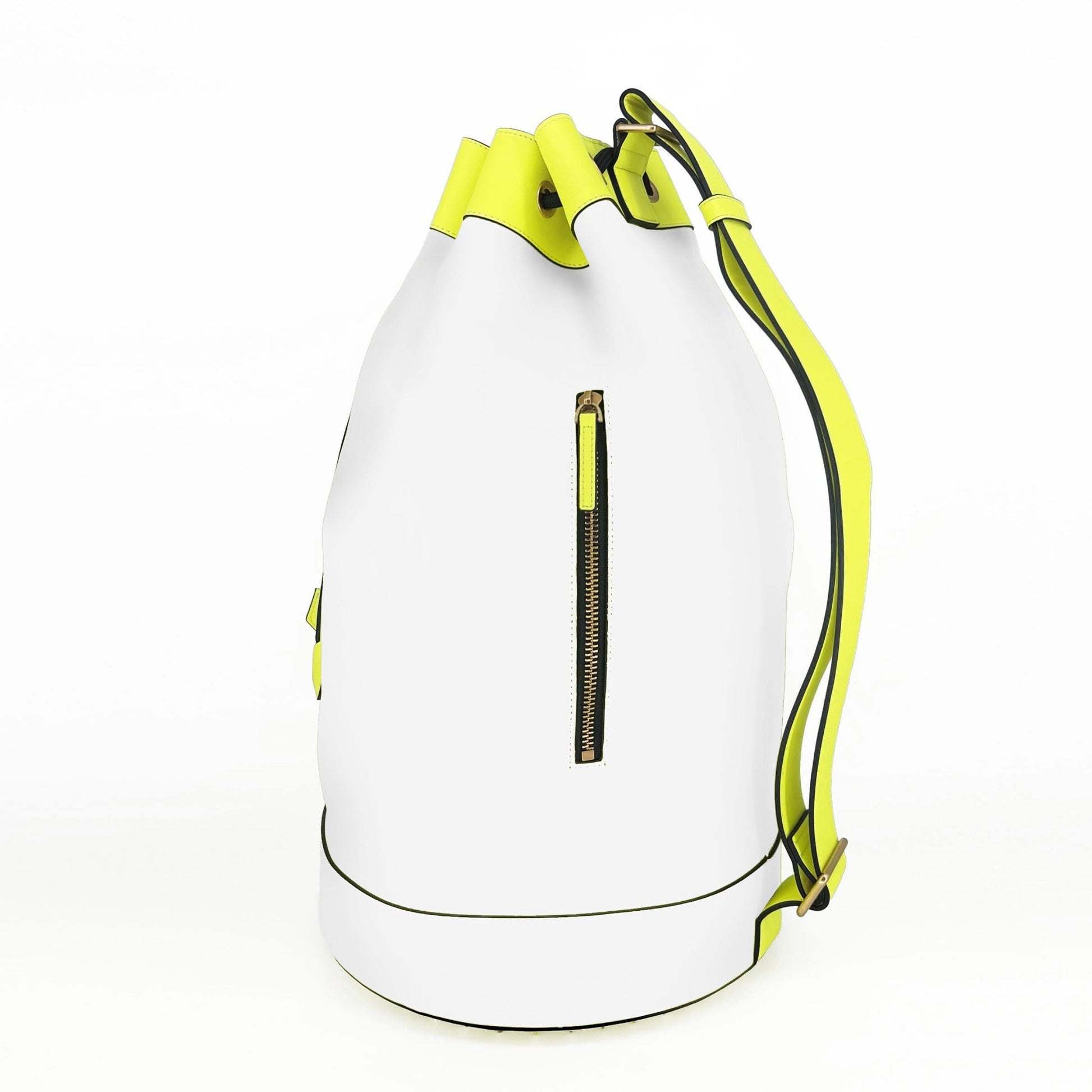 88G Bucket Backpack IN WHITE AND YELLOW - Pimpinicchio New York