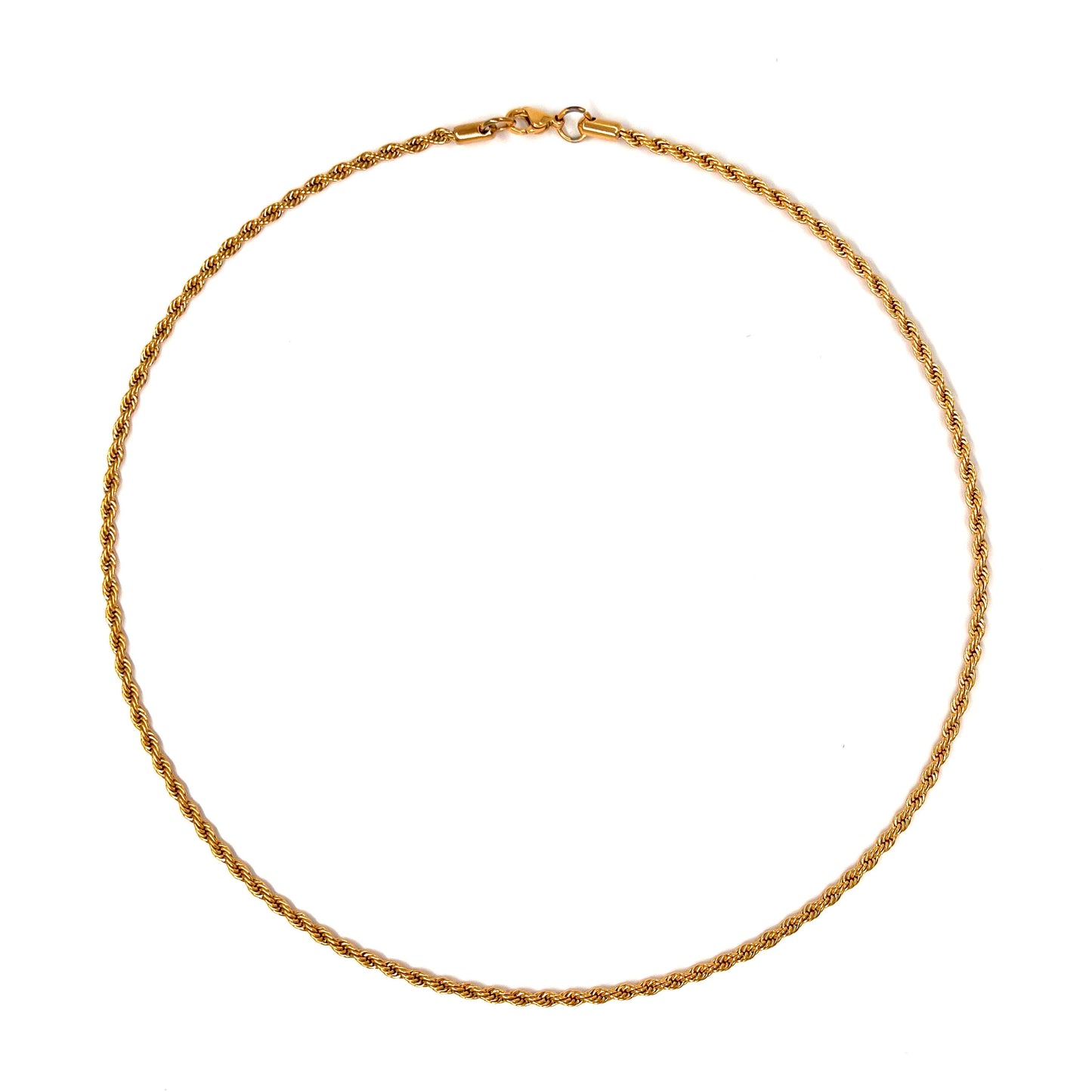 COLLANA CON CATENA IN CORDA D'ORO 3RD AVE