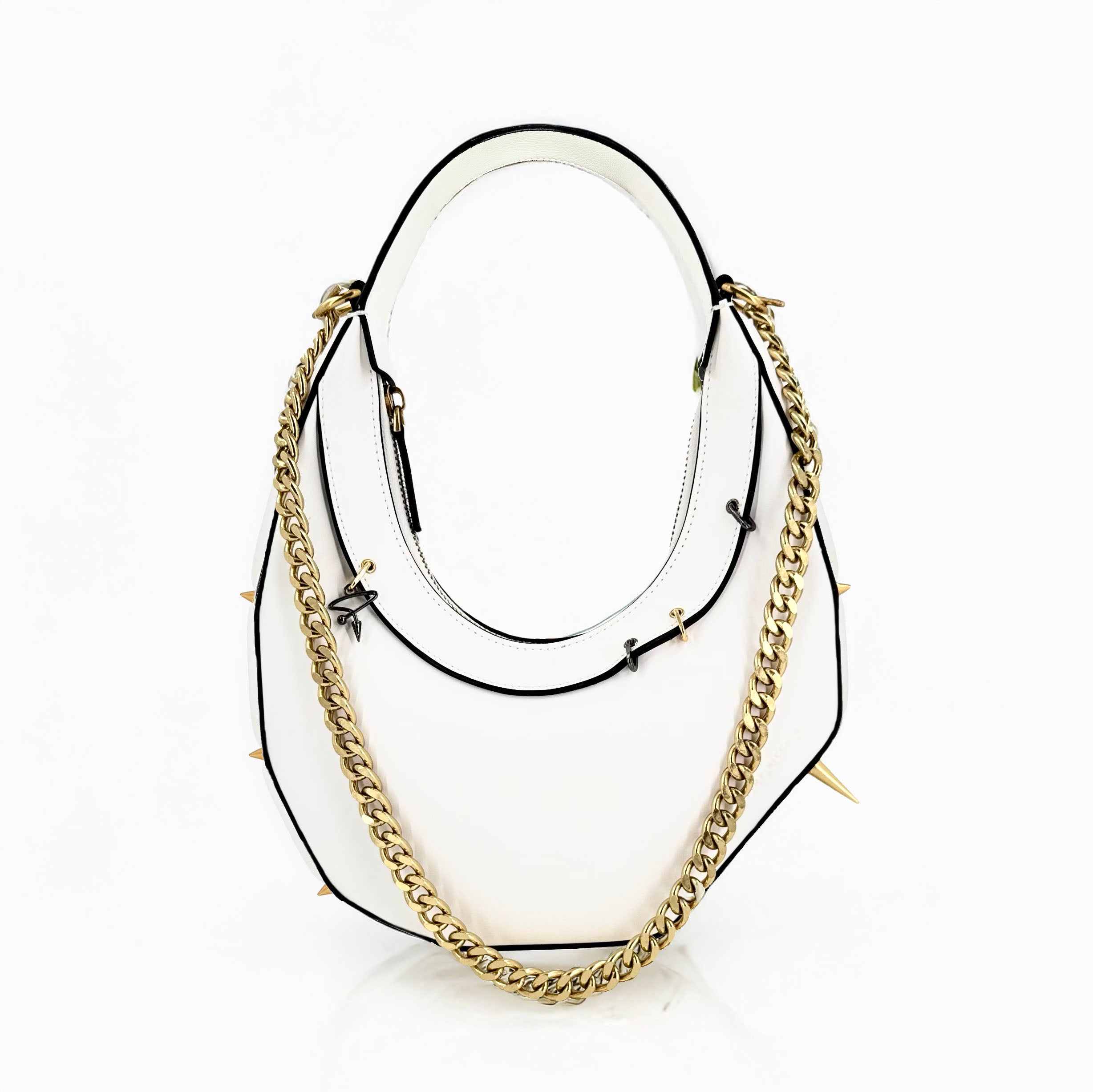 515W Asymmetrical Hobo Bag In Black